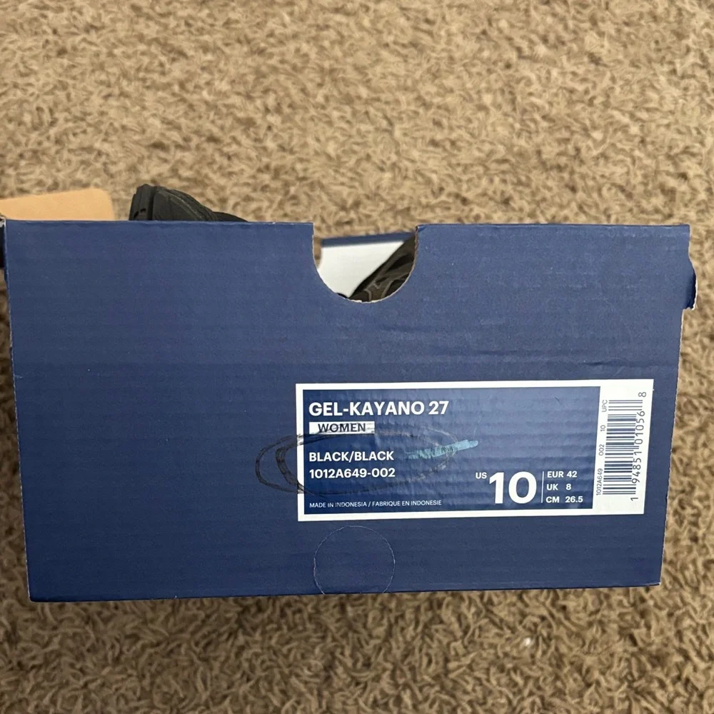 Asics Black Athletic Shoes - Picture 5 of 6